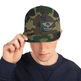 Wingman Retro Flatbill Snapback Hats