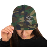 Wingman Retro Flatbill Snapback Hats