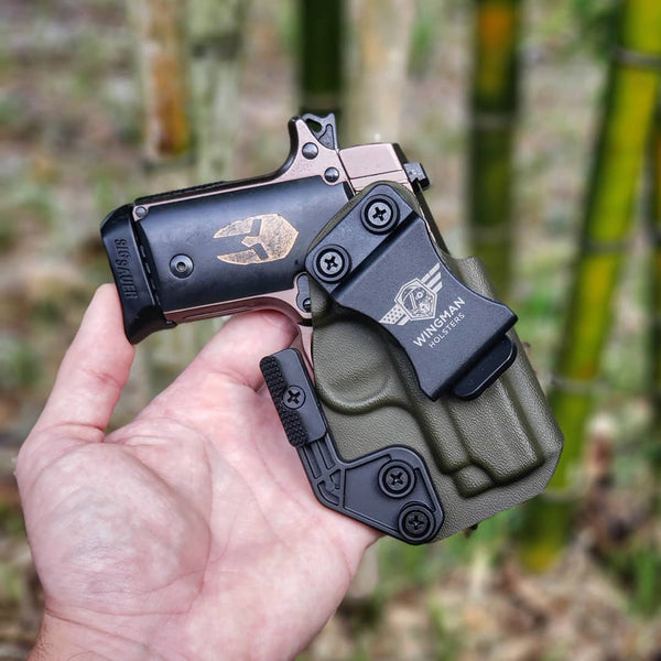 IWB Kydex Holster w/ Tuckable Clip & MOD Wing